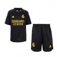 Koszulka piłkarska Real Madrid Strój Trzeci dla dzieci 2023-24 tanio Krótki Rękaw (+ Krótkie spodenki)
